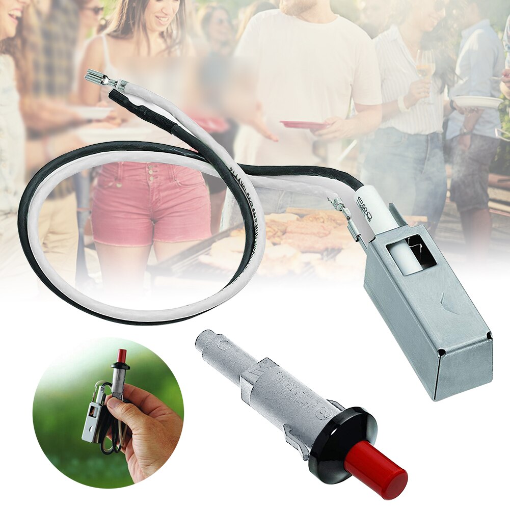 Tool Gas Stove Igniter Kit Home Replacement Easy Install Safety Practical Spark Wire Propane Heaters Silver Gold