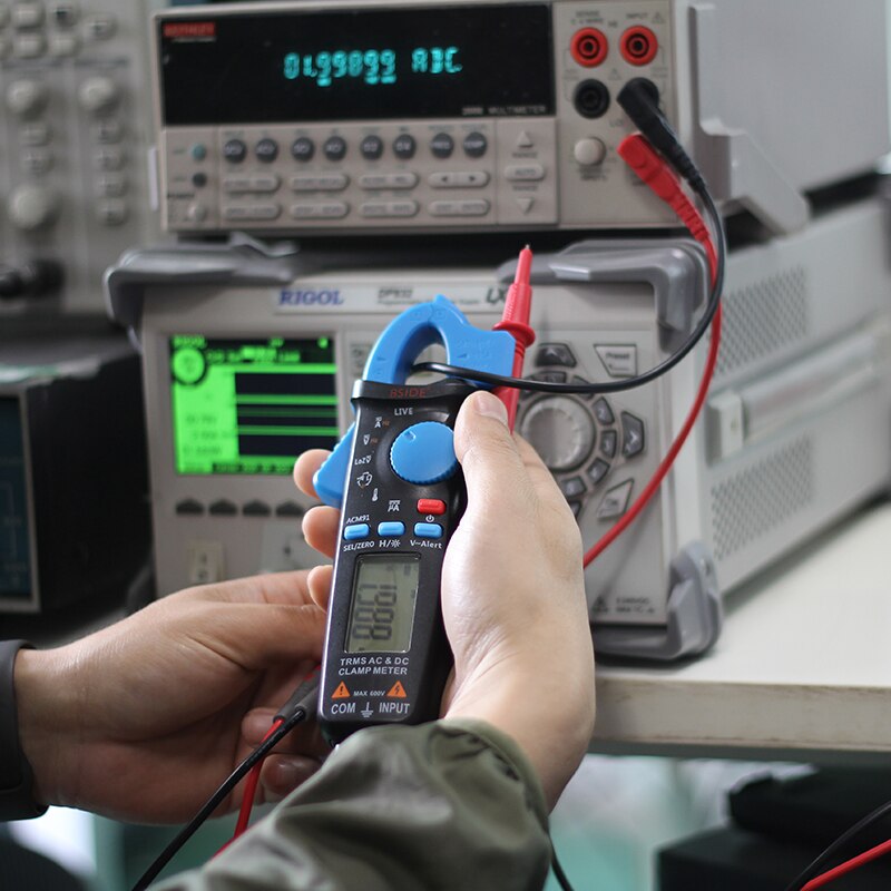 Pocket Digitale Stroomtang Multimeter Bside Dc/Ac Stroom 100A Nauwkeurige 1mA Tester Professionele Auto Reparatie Ampermetr Ampèremeter