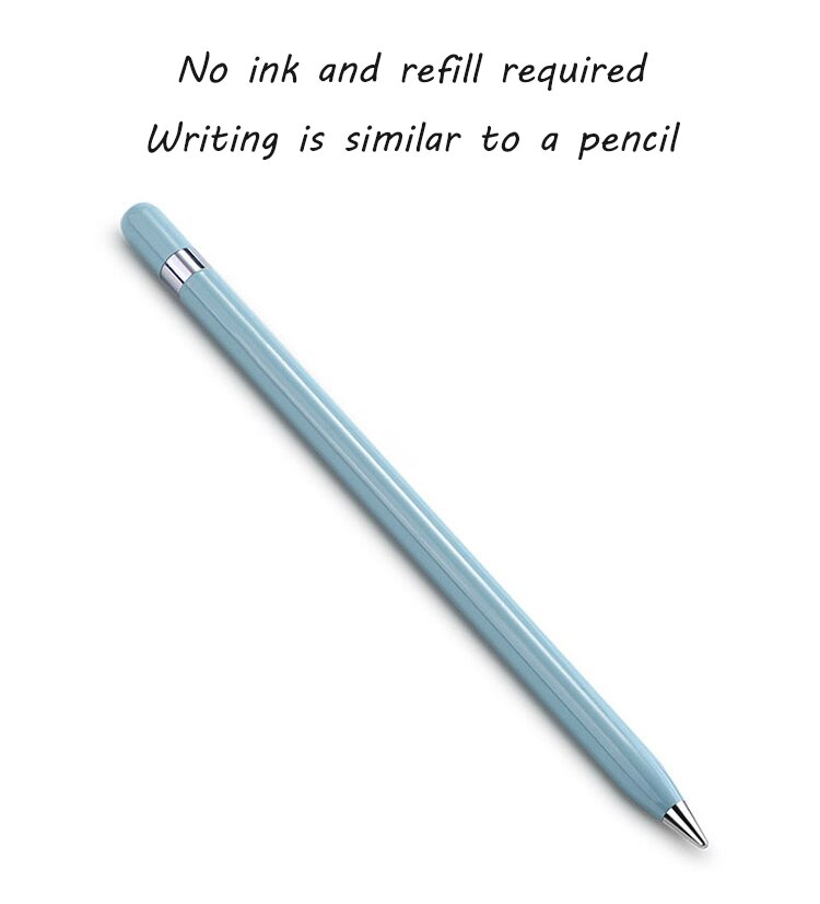 Full Metal Wear-resistant Eternal Pencil Without Ink Ink-free Old Immortal Metal Pencil Student Pen