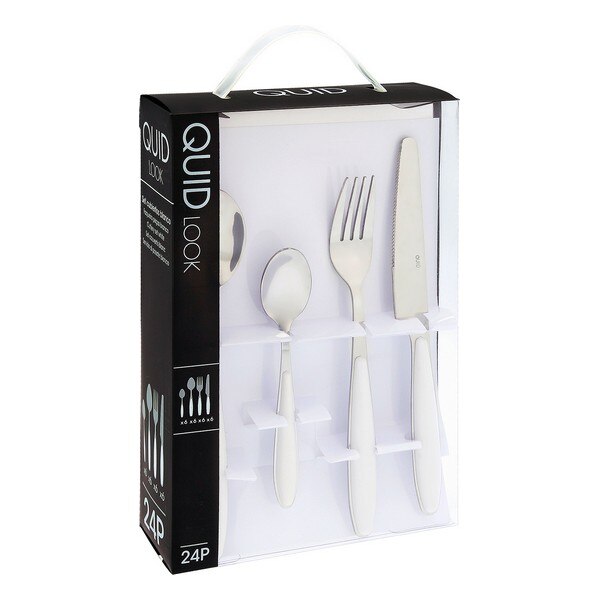Ensemble de couverts Quid Look (24 pièces) inox