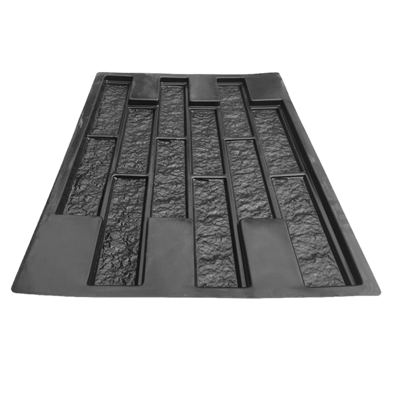 Verticale Beton Postzegels Muur Beton Gips Tuin Huis Muur Steen Tegels Steen Cement Bricks Maker Mould Retro Retailsale