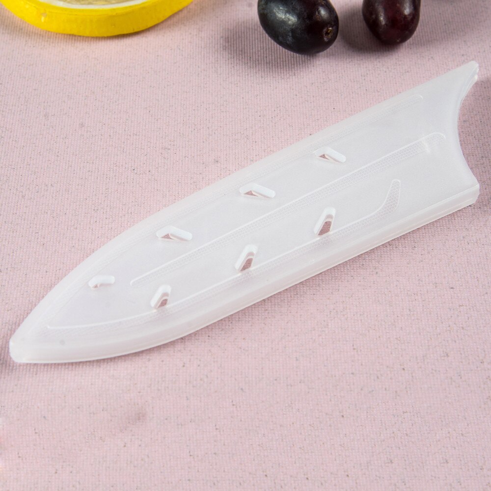 Damask Kitchen Knife Covers Set 4pcs Plastic Knife Blade Protector Case Clear Knife Cover for 3 4 5 6 inch Paring Utility Knives