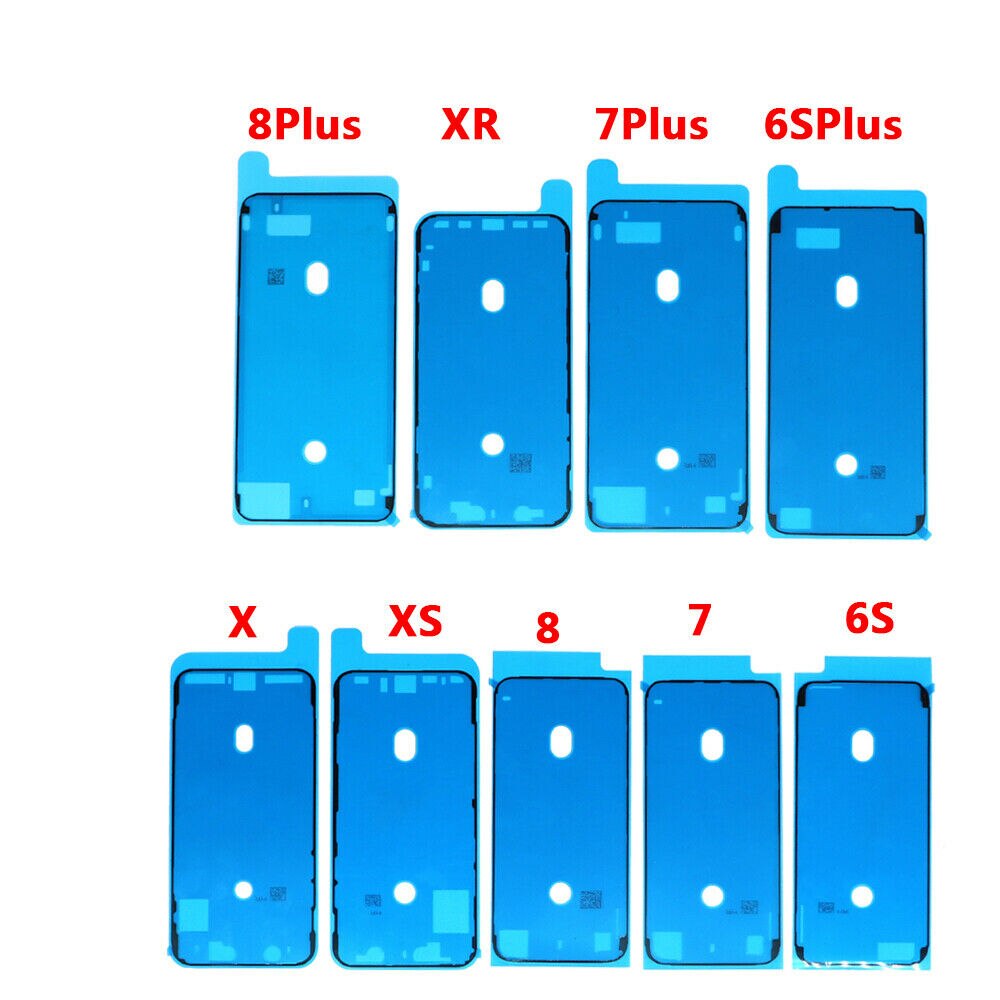 1 zestaw wodoodporna naklejka samoprzylepna dla iPhone 6 6S 7 8 Plus X XR XS Max ekran LCD rama Bezel uszczelka taśma klej baterii naklejki
