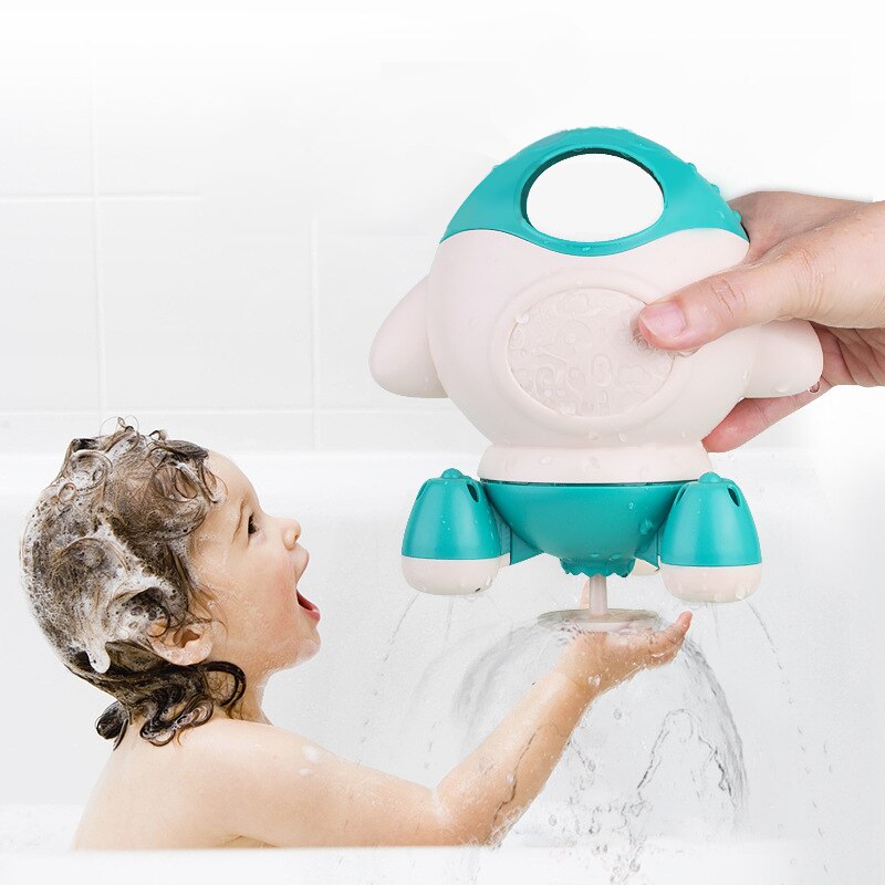 Play water rocket toy clockwork swimming children kids summer bath shower baby squirting beach toy for children