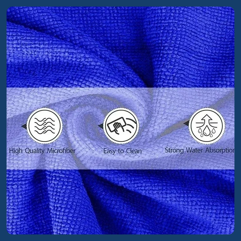 Mikrofiber rengjøringskluter lofrie mikrofiber rengjøringskluter gjenbrukbare rengjøringskluter med superabsorberende egenskaper til bilvinduer