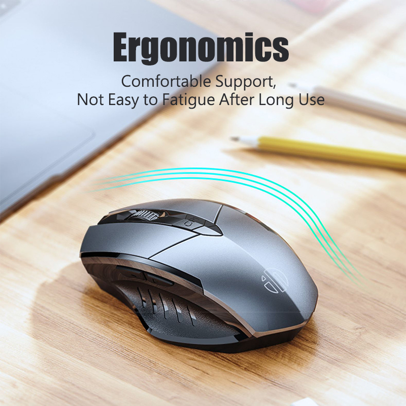 Muis Draadloze 2.4Ghz Ergonomische Muizen Usb-ontvanger Optische Computer Gaming Mouse Voor Laptop Pc