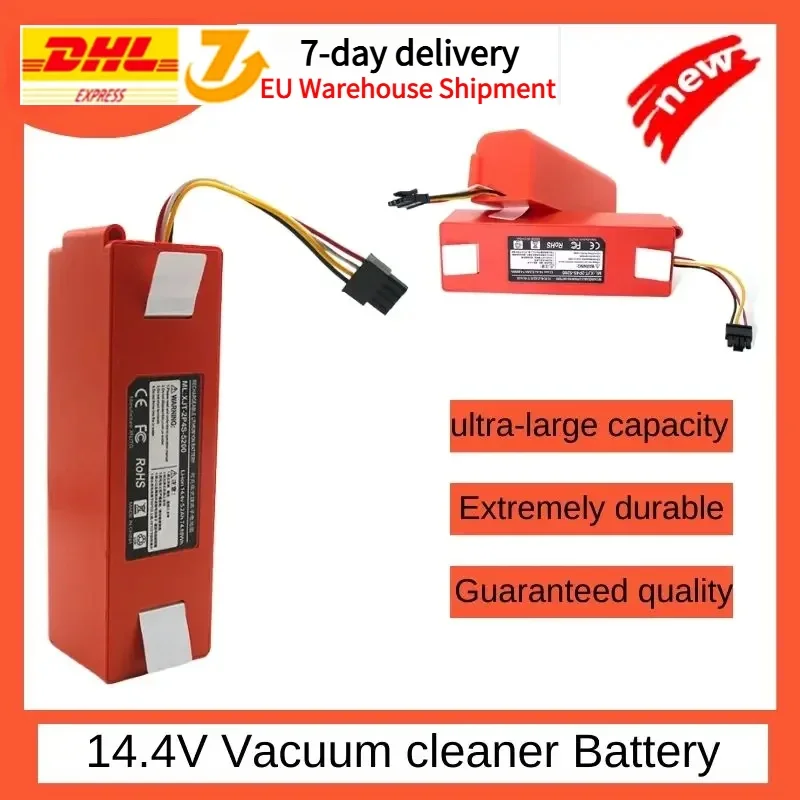 brr 2p4s 5200s 14.4V 12800mAh Akumulator zamienny do odkurzacza robota Xiaomi Roborock S55 S60 S65 S50 S51 S5 MAX S6 Parts
