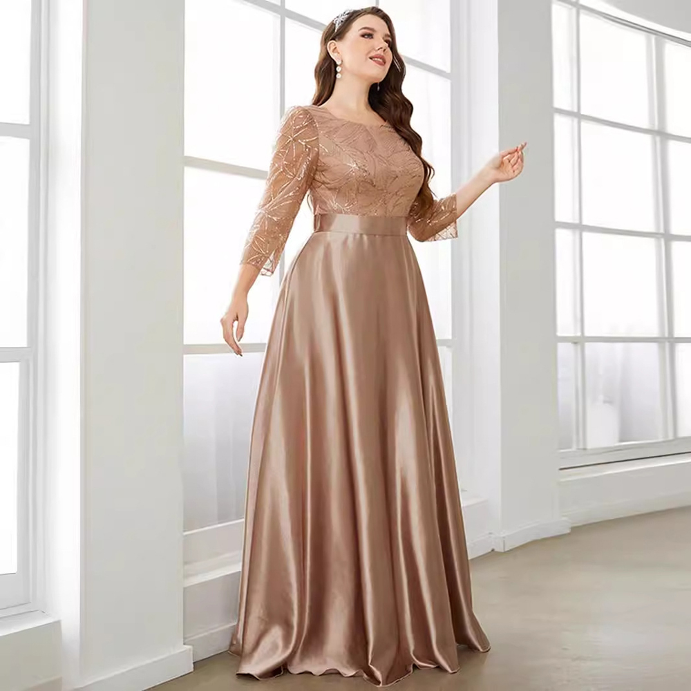 2025 longo desempenho formal feminino vestido de noite festivo para festas venda roxo elegante vestidos de festa gordinho robe gala femme
