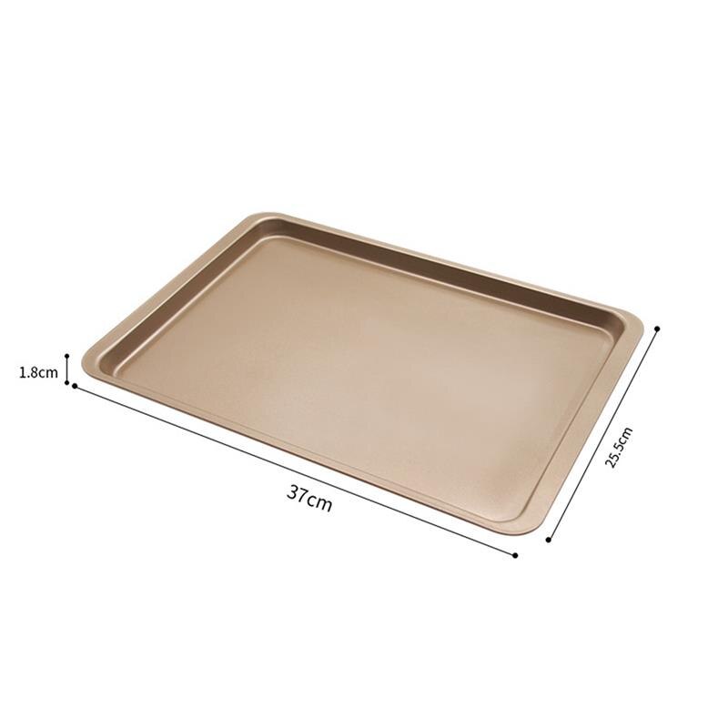 1 Pc Hittebestendige Cookie Pan Creatieve Rechthoekige Anti-aanbak Bakplaat Bakken Pan Cake Sheet Diy Bakken Tools