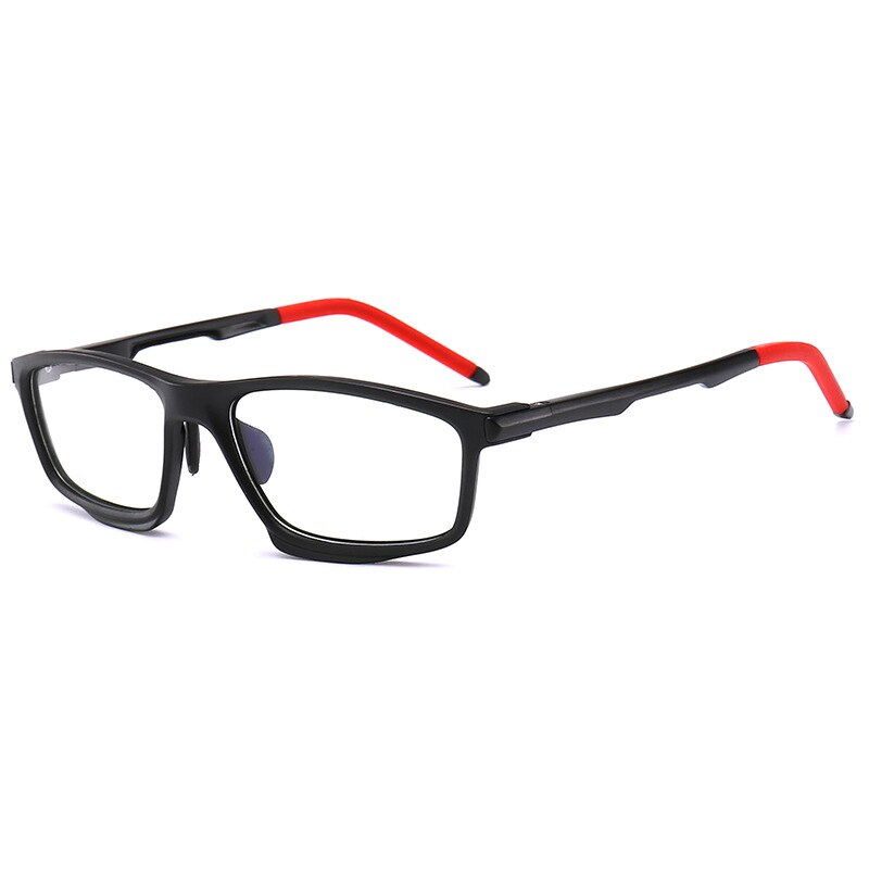 Blue Light Block Glasses Flexible Outdoor Sport Photochromic Sunglasses Computer Glasses Anti Blue Ray Glasses UV Men: Photochromic red