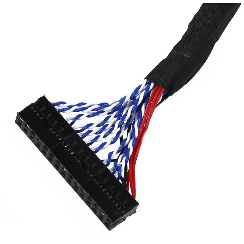 Cable LVDS Fix 30P S8 de 30 pines a 30 Pines de 2 canales y 8 bits para pantalla de panel LCD