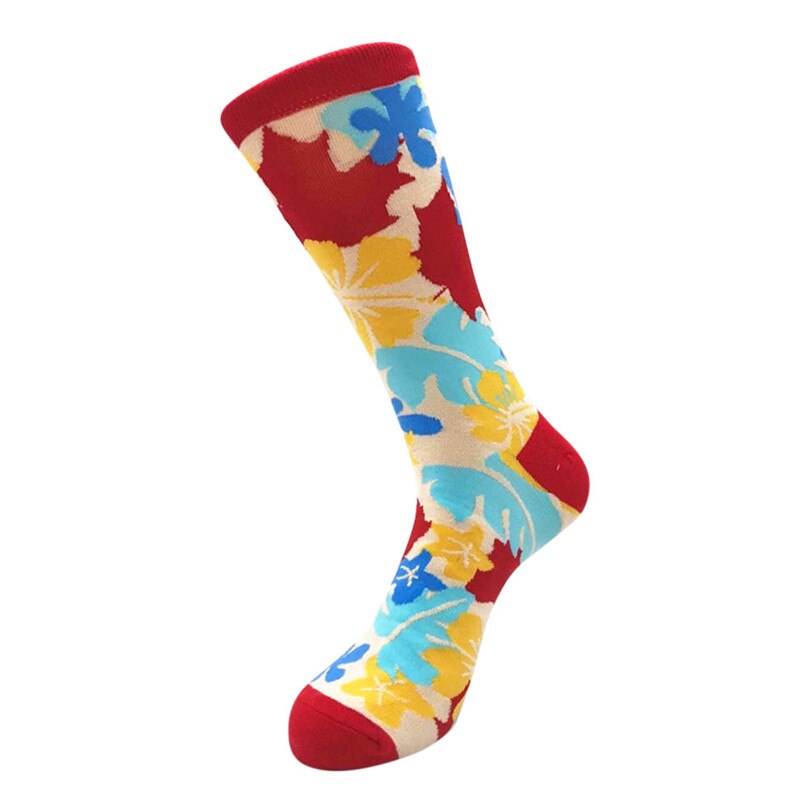 Calcetines cálidos de invierno calcetines de algodón divertidos del patrón del calcetín del estilo de de las mujeres de los hombres Unisex calcetines deportivos del #3j04: A