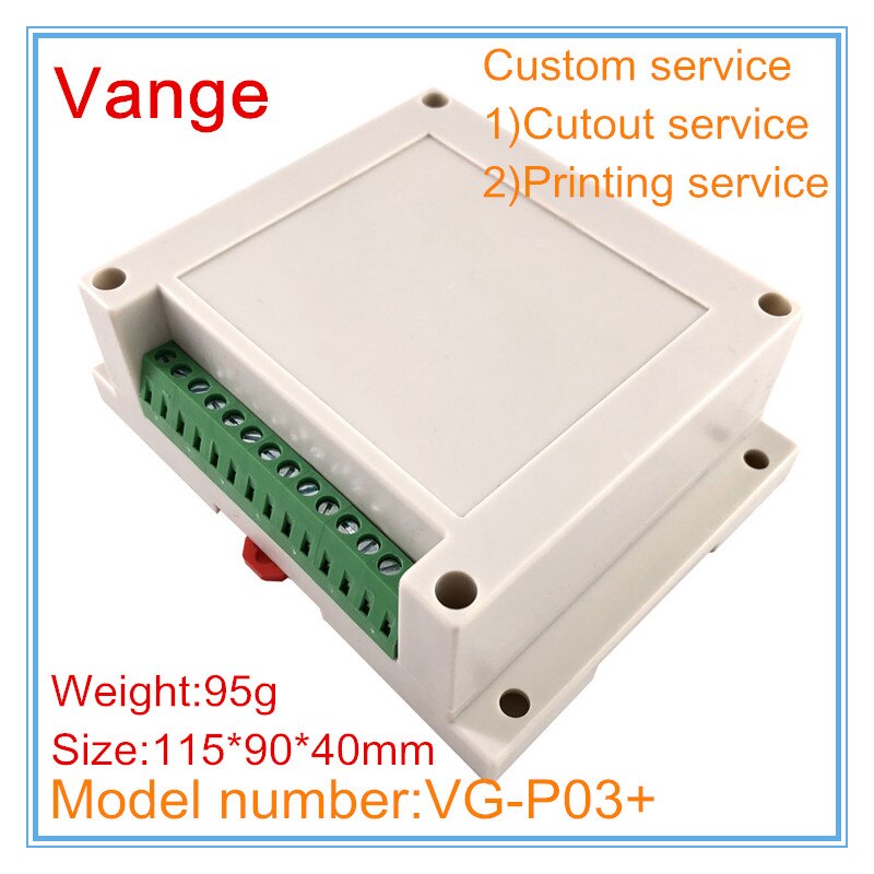 5 Stks/partij Een Chip Microcomputer Junction Dozen 115*90*40Mm Abs Plastic Behuizing Behuizing Diy Klemmenblok voor Elektrische Apparaat