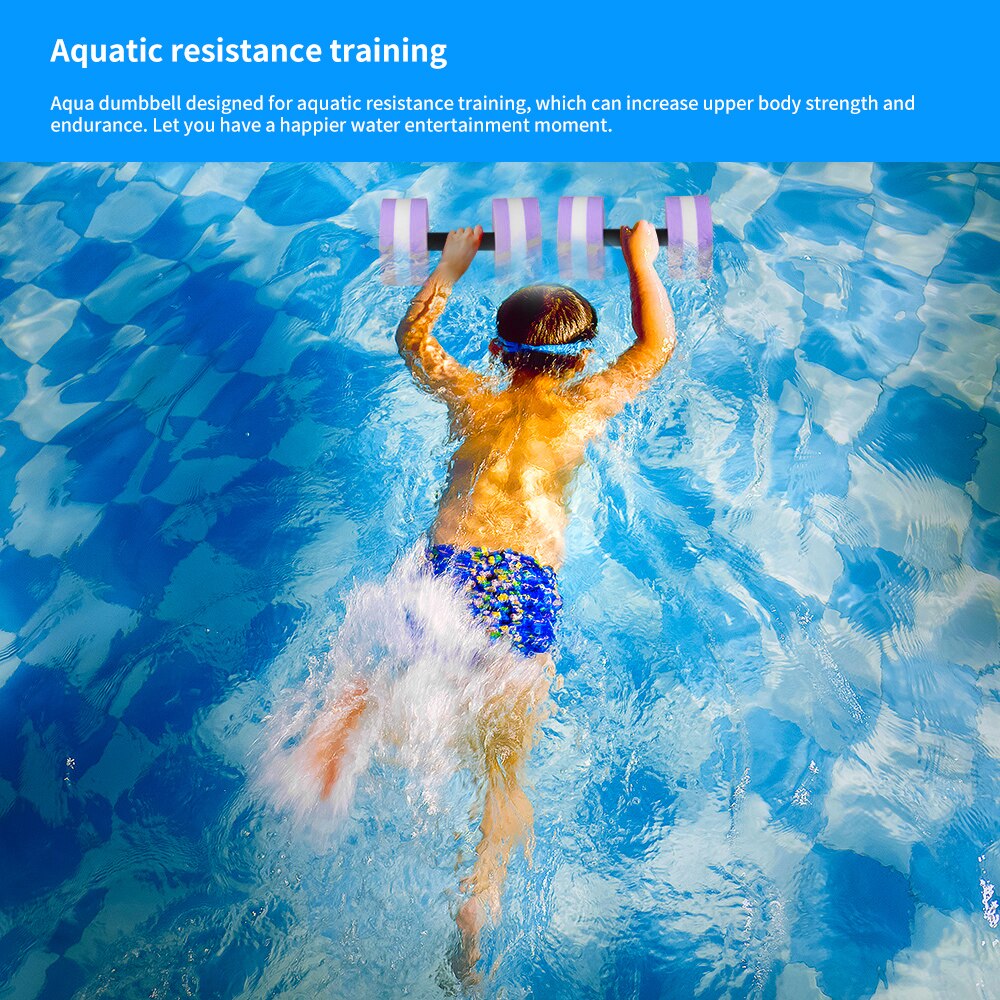 Mancuernas de EVA para acuaticos, pesas para ejercicio en la piscina, entrenamiento de pesas para ejercicio acuático, entrenamiento de pesas para ejercicio, 2 uds.