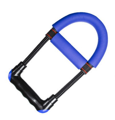 Agarre poder antebrazo de muñeca mano ejercitador de agarre Dispositivo de entrenamiento de fuerza Fitness Muscular fortalecer la fuerza equipo de Fitness: Azul