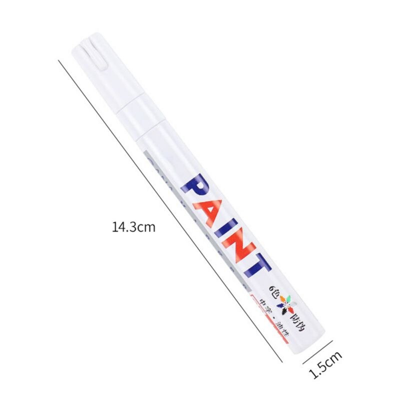 Tile Marker Repair Wall Pen White Grout Marker Odorless Non Toxic for Tiles Floor and Tyre Painting Mark Pen: White