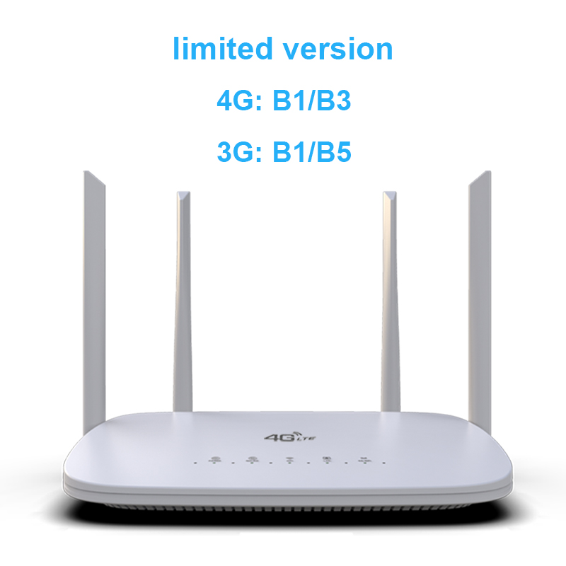 4g cpe 4g router simkort wifi modem hotspot 32 wifi brugere  rj45 wan lan antenne lte trådløs router: Begrænset versionlc 116