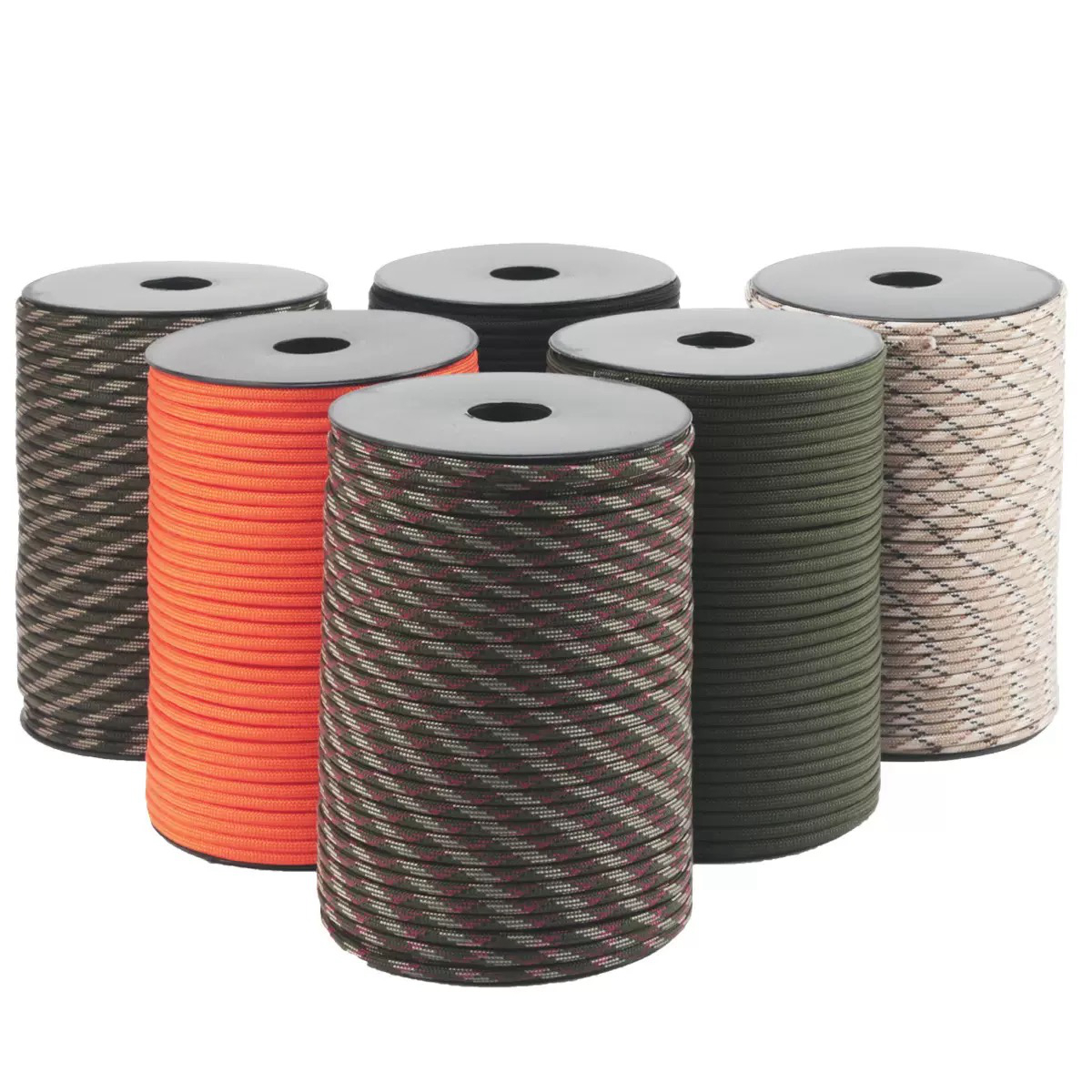 650lb Paracord/Parachute Cord 9 Strand Paracord Rope 30/50/100m Spools of Parachute Cord Type III Paracord for Camping Survival