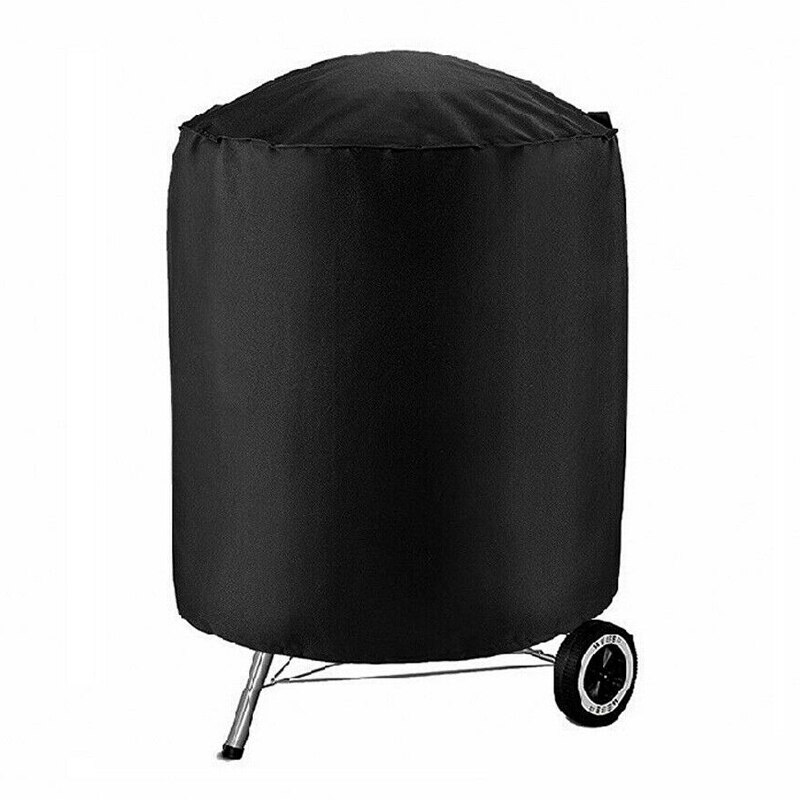 Waterproof Round Grill Covers 70x96cm Garden Patio Grill Protection Anti Dust Rain Wind Barbeque Grill Cover