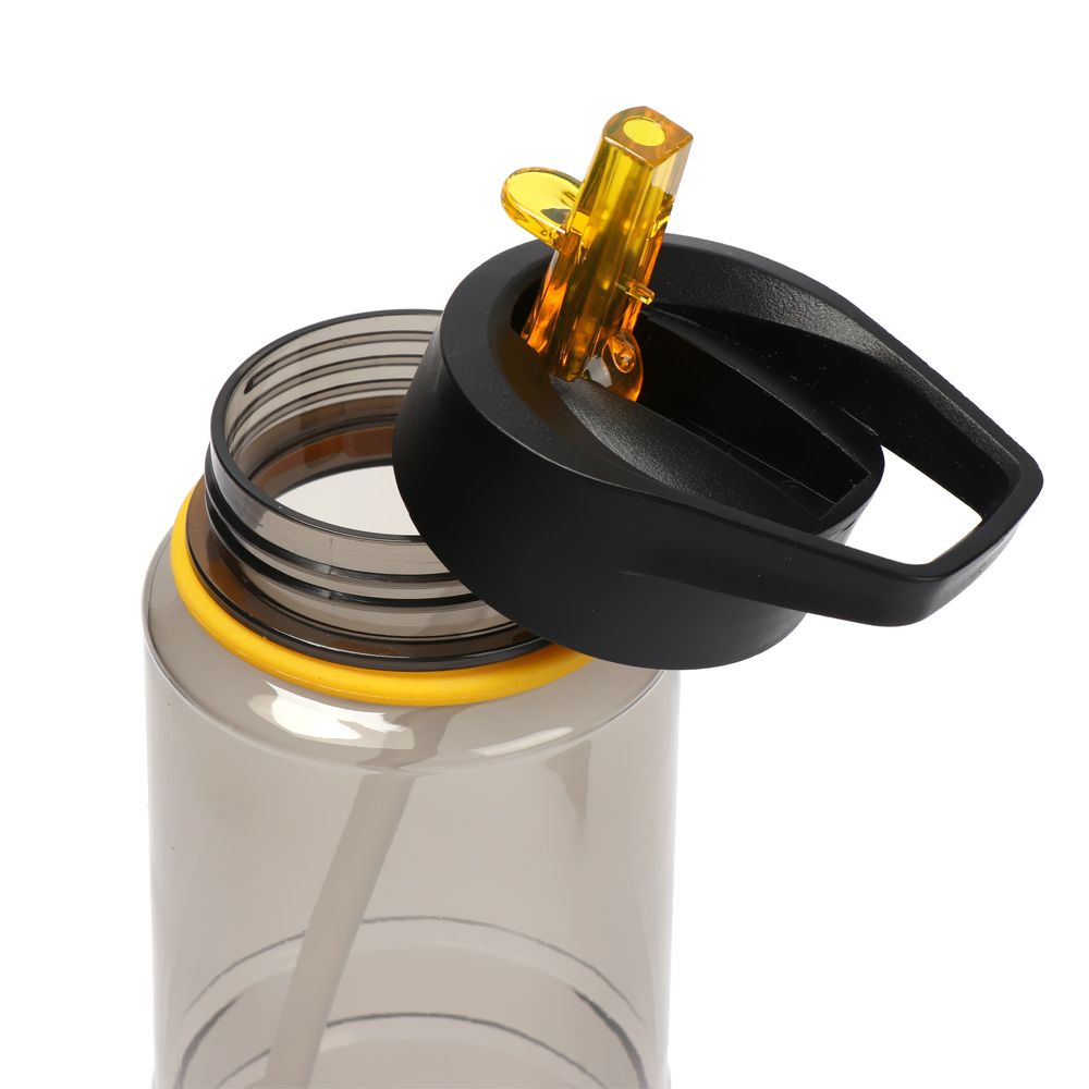 700ML Flip Straw Drink Healthy Water Bottle Cycling Hiking Camping Drink Bottle with Lid Outdoor Portable Bottle