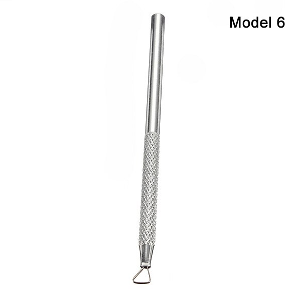 Aluminium Aardewerk Klei Carving Cutter Keramische Sculpting Polymer Klei Modeling Tool Playdough Gereedschap: Model 6