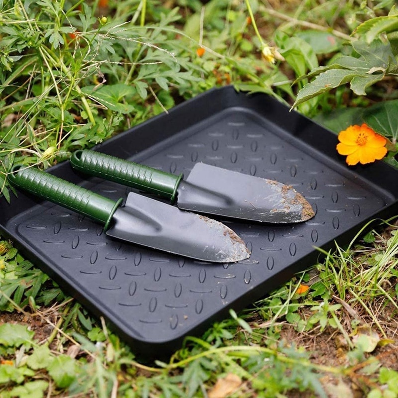 3PCS Boot Tray Heavy Duty Shoe Mat Trays,Storage Tray,Dog Bowl or Cat Bowl Mats Trap Mud to Protect Floor 13.7X10.8 Inch: Default Title