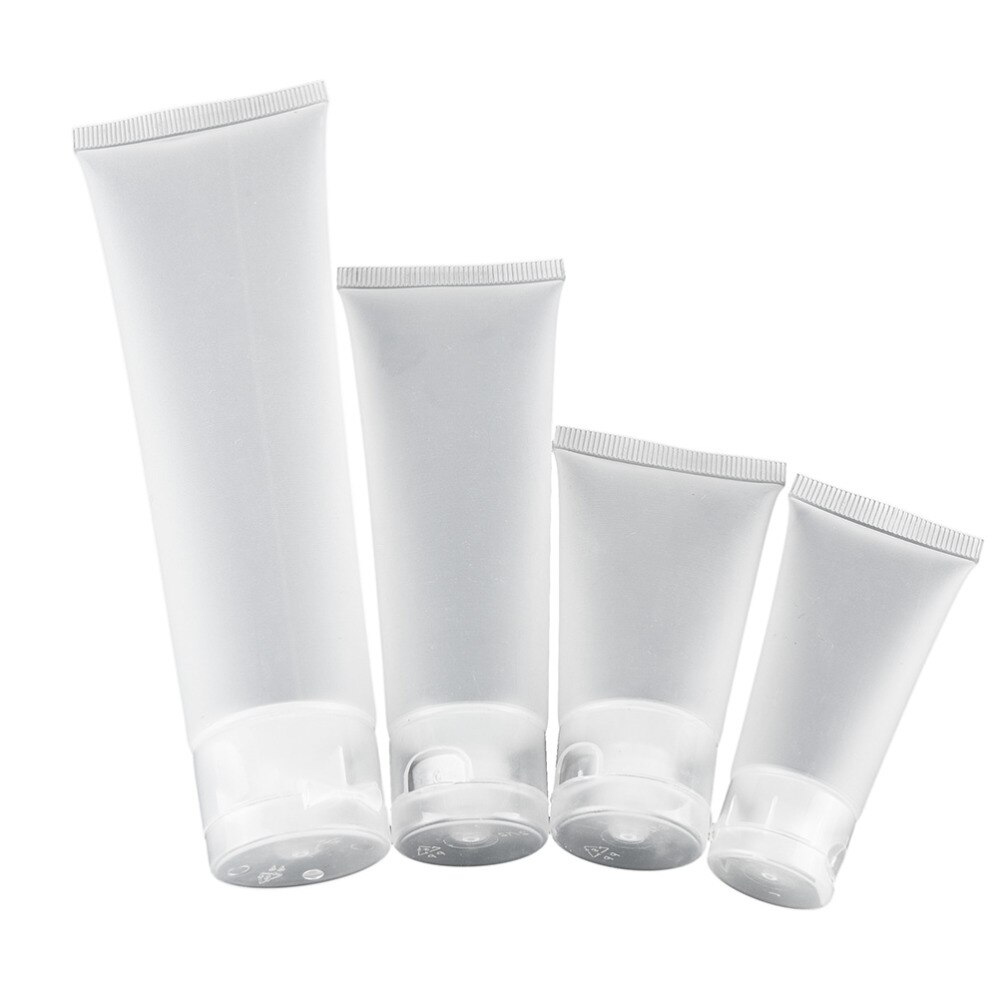 10pcs Refillable Tube Dull Polish Empty Cosmetic Bottle Soft Tube with Cap Travel Squeeze Make Ups Container Refillable Bottles