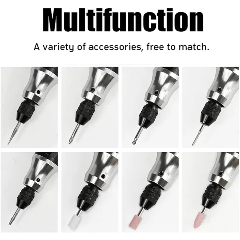 35W 3.7V Engraving Pen Rechargeable Etching Pen Electric Engraving Tool Mini Engraver for Carving Metal Glass Jewelry