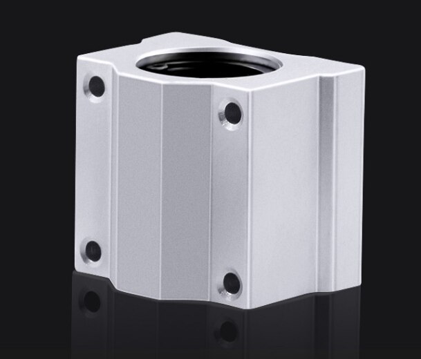 1pc SCS 6/8/10/12/13/16/20/25/30 UU Linear motion ball slide units Linear Ball Bearing Block CNC Router 3D printer parts