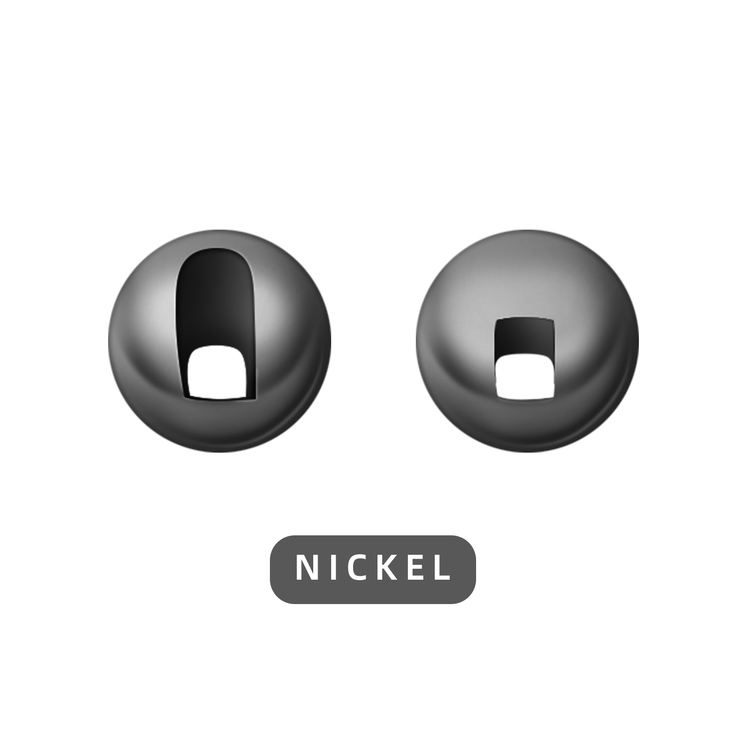 SF Slotted Tungsten Beads for Fly Tying Fly Tying Materials Nickel 25pcs/bag