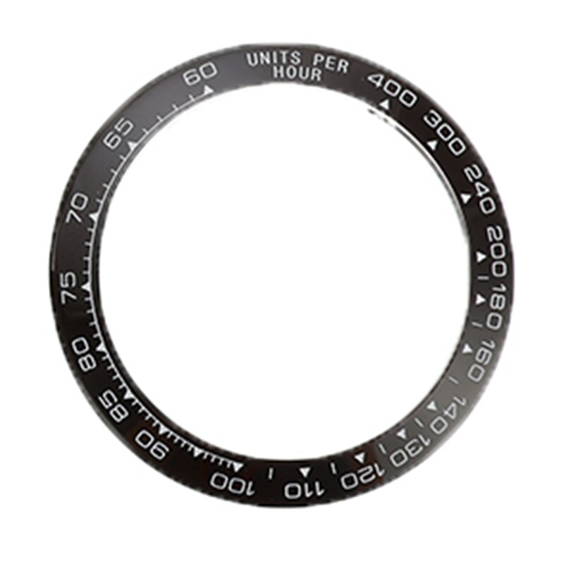 38Mm/38.5Mm Keramische Horloge Bezel Insert Inner Diameter 30.7Mm Voor Heren Horloge Gezicht Meerdere Stijlen Horloges vervangen Accessoires: Coffee White Word