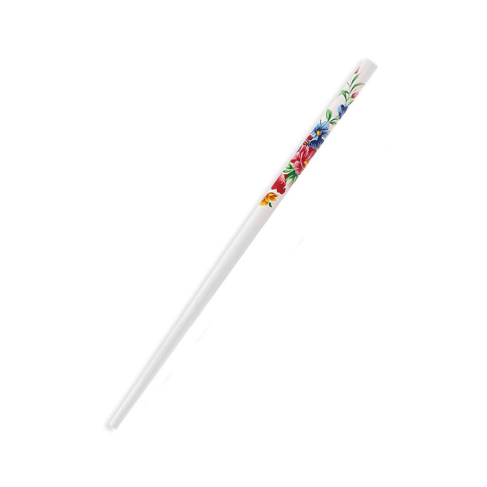 1Pc Women Chopstick Colorful Wood Hair Stick Retro Style Hand-carved Natural Hair Accessories Hair Styling Tool: RED