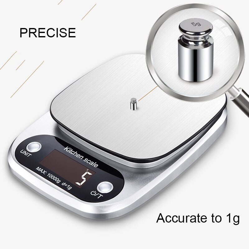 Precise Electronic Cooking Scale Digital Kitchen Weight Scale for Bake Food Jewelry Mini Kitchen Accessories Measuring Tool