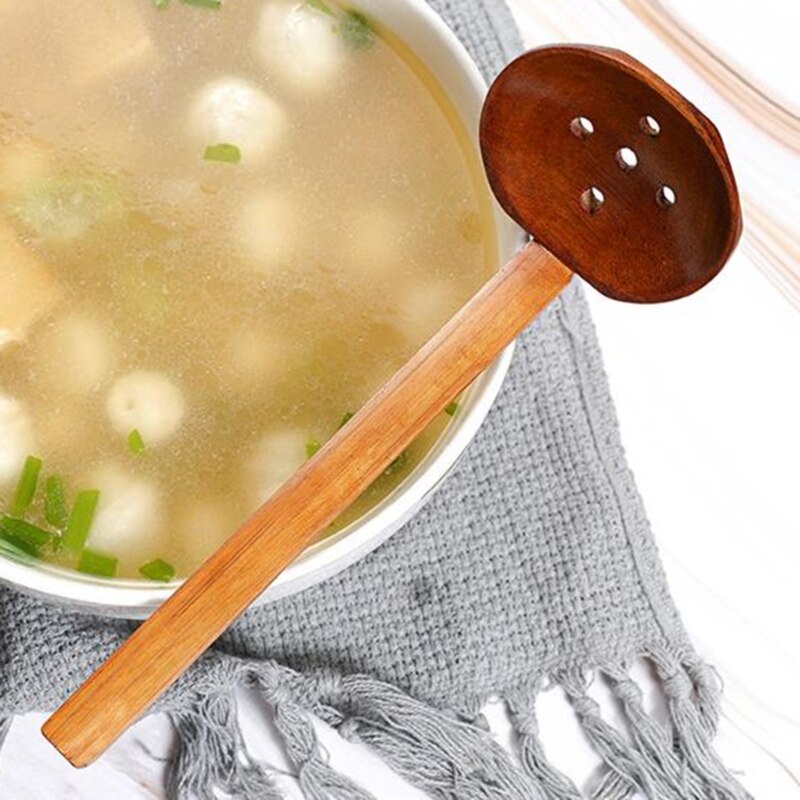 Cucchiaio di legno Cucchiaio Da dolce Zuppa di Riso Cucchiaio Da Cucina Manico Lungo Cucchiaino di Cottura Cucchiai Cucchiaio di Legno Da Cucina Accessori per La Casa gadget