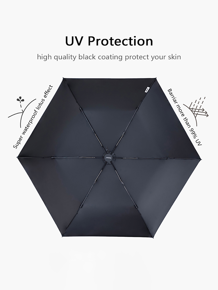 Parachase Bleistift, faltbar, UV-Regenschirm, Kohlefaser, Anti-UV, für Reisen, leicht, Sonnenschirm, winddicht, tragbar, Sonnenschirme