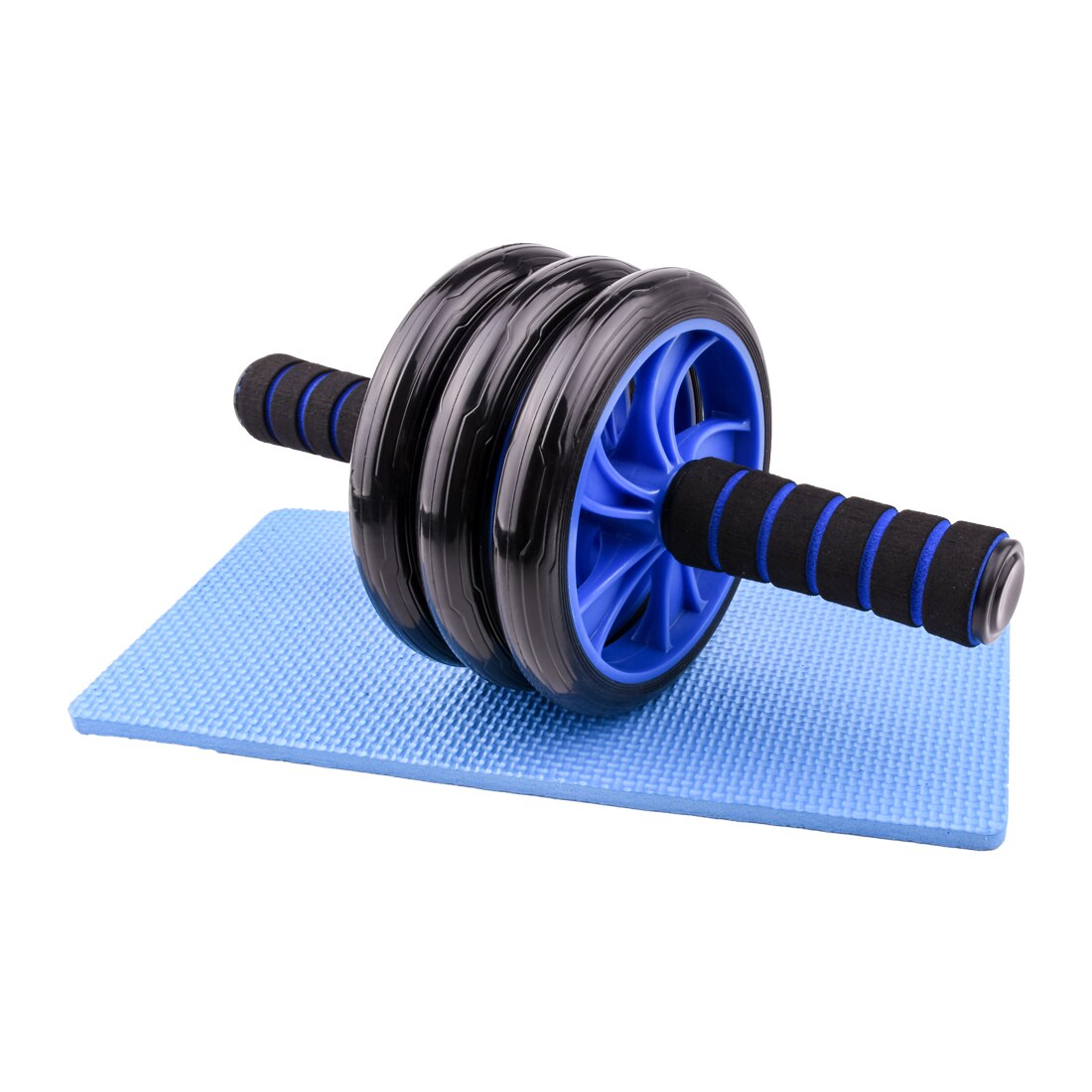 AB Wheels Roller with Resistance Bands Door Anchor Abdominal Exercise Machine Core Strength Muscle Trainer Fitness Home Gym Gear