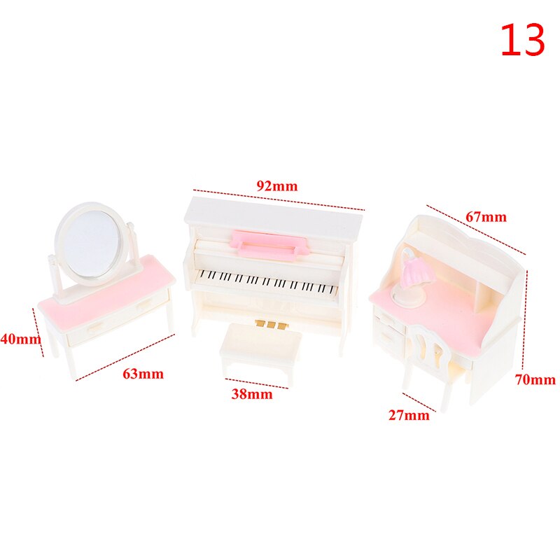 1:12 Miniature Furniture Toys Dolls Kids Baby Room Play Toy Forest Animal Family DIY Miniatura Dollhouse Furniture For kids: A13