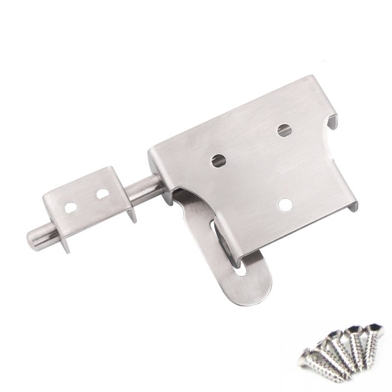 1pc Heavy Duty Warehouse Security Door Slide Bolt Gate Latch Stainless Steel Door Bolt