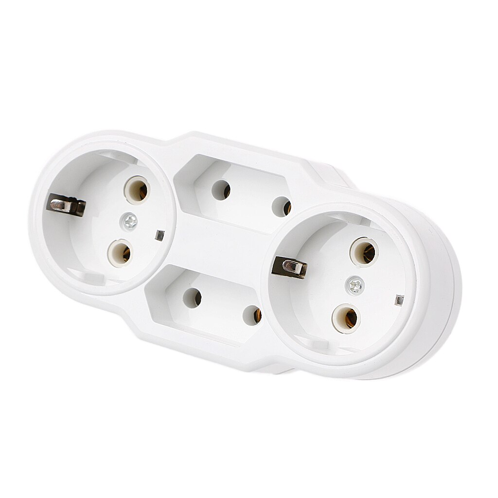EU Typ Umwandlung Stecker 1 ZU 4 Weg EU Standard Power Adapter Socket Reise Stecker