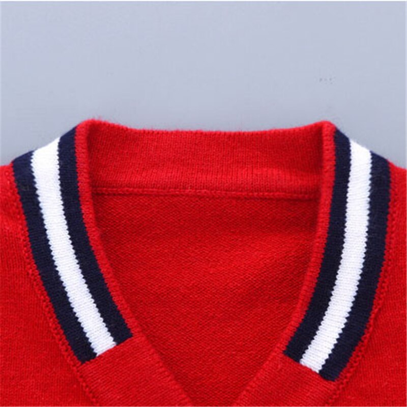 Alisenna Cotton kids Cardigan Boys Girls Children's Knit Cardigan Sweaters Spring Autumn Outerwear sweater Baby Clothes