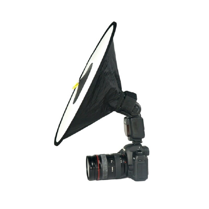 45 cm Inklapbare Beauty Dish Flash Diffuser voor Speedlite Studio Portret Catchlights Lichtgewicht Fotografische Apparatuur