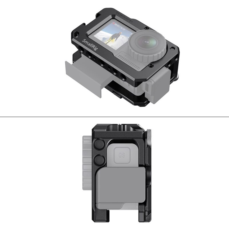 Smallrig Osmo Vlogging Video Kooi Voor Dji Osmo Actie (Compatibel Met Microfoon Adapter) CVD2475