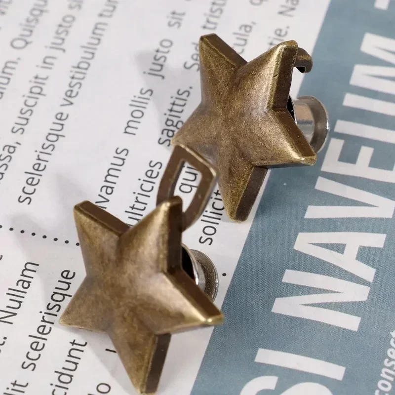 Juego de broches de estrella de aleación con hebilla para apretar la cintura, Clip, botón a presión ajustable, botones vaqueros, accesorios de ropa desmontables, 1/8