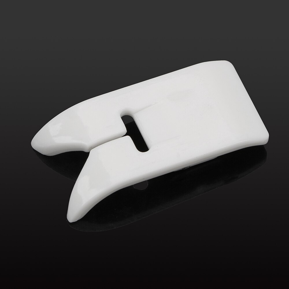Leather Pressure Foot Non-Stick On Sewing Presser Presser Foot Household Sewing Machine Accessories 1 Piece White