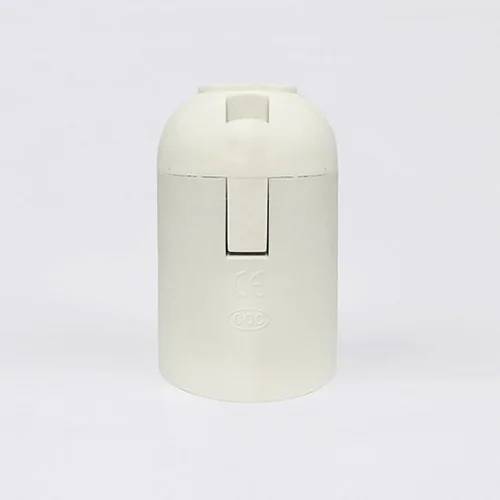 10 stk/parti belysningstilbehør  e14 e27 pæreholdere tilbehør til lampefatning armatur fleksibel lampesokkelbeslag: Blå