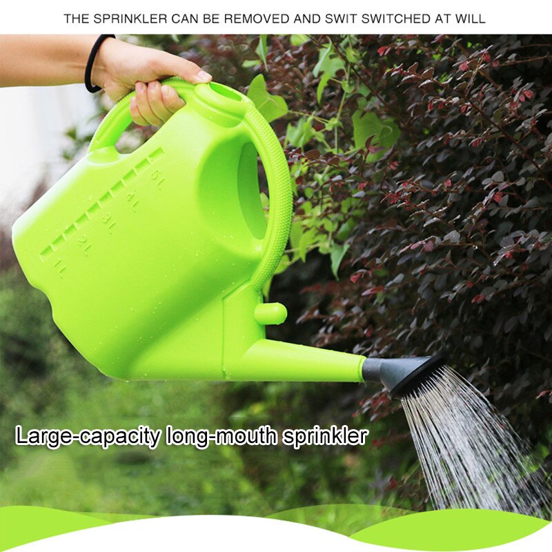 5L Detachable Watering Can Large Capacity Watering Can for Indoor Outdoor Garden Regadera de gran capacidad BDF99