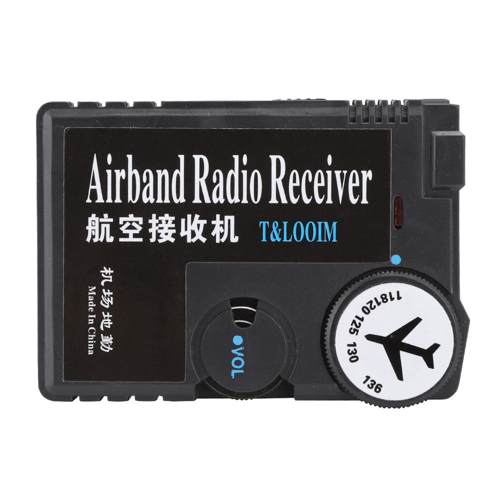 118-136MHz Airband Radio aviation band Receiver Air-to-ground Aeronautical Band Receptor Receiver for Airport Ground Receiver