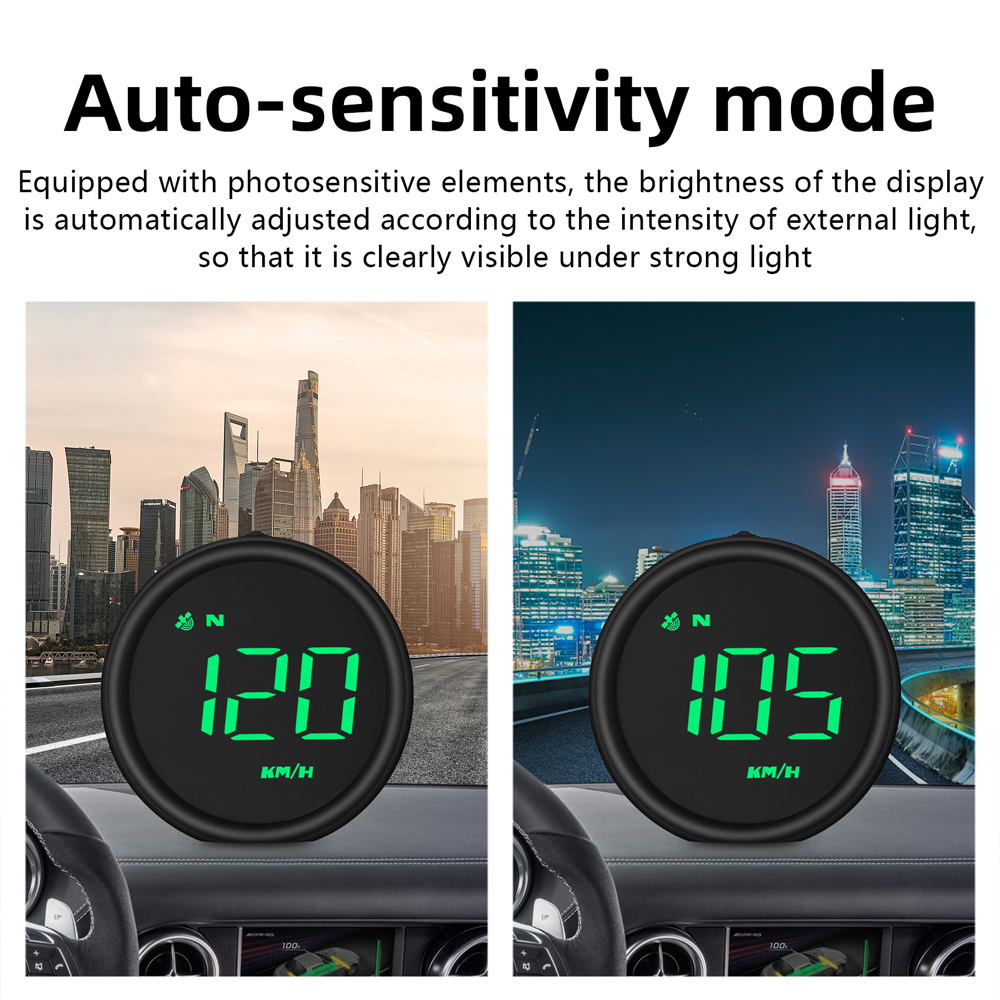 Jauge numérique intelligente G1 HUD pour voiture, système GPS, multifonction, affichage tête haute, alarme de vitesse, nouveauté