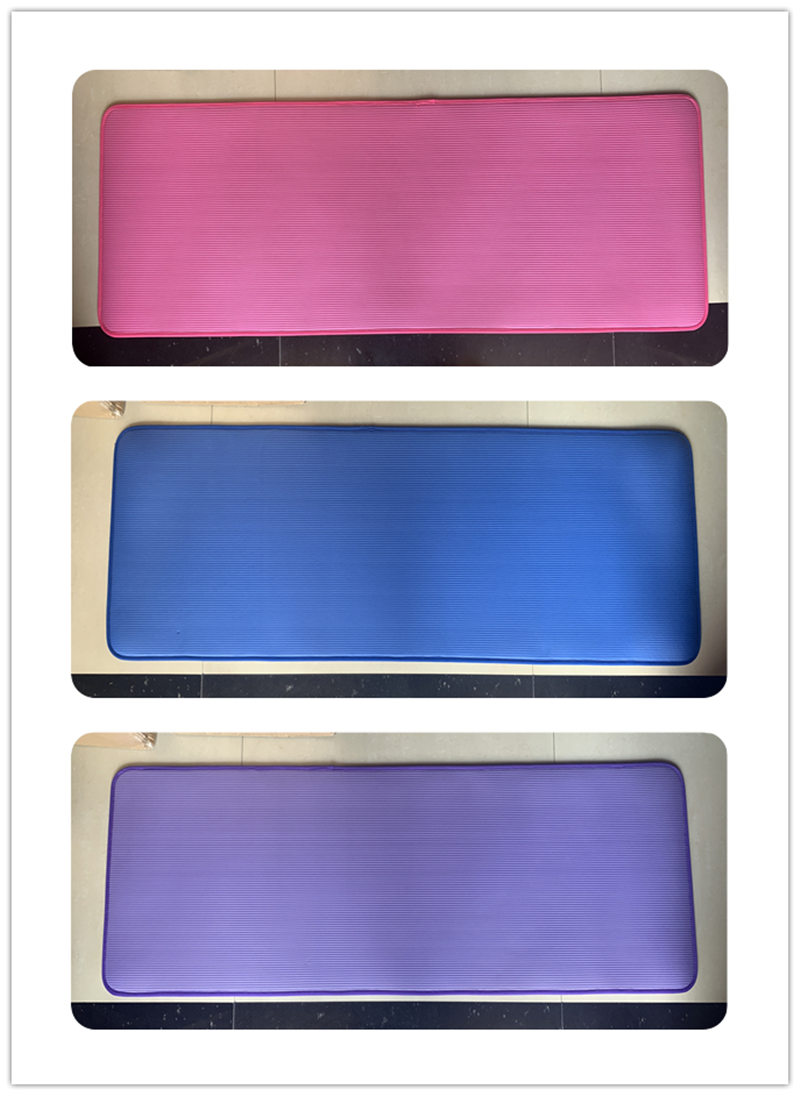 10Mm Verdikte Antislip 183cmX61cm Yoga Mat Nbr Fitness Gym Matten Sport Kussen Gymnastiek Pilates Pads Met yoga Tas & Strap
