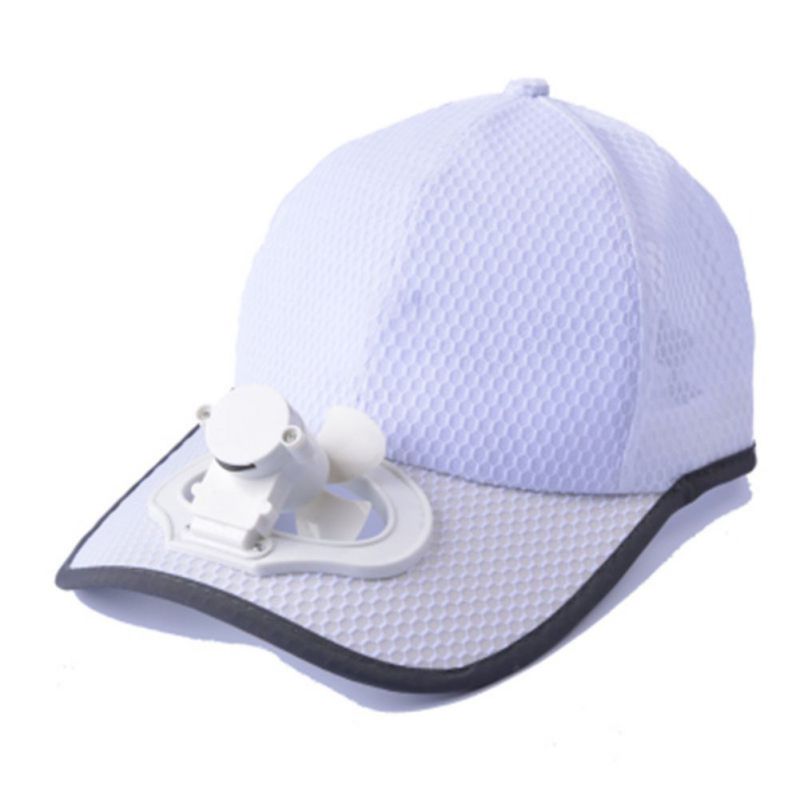 Sun hat with fan, USB rechargeable fan hat, a must-have hat item for hiking in summer: W